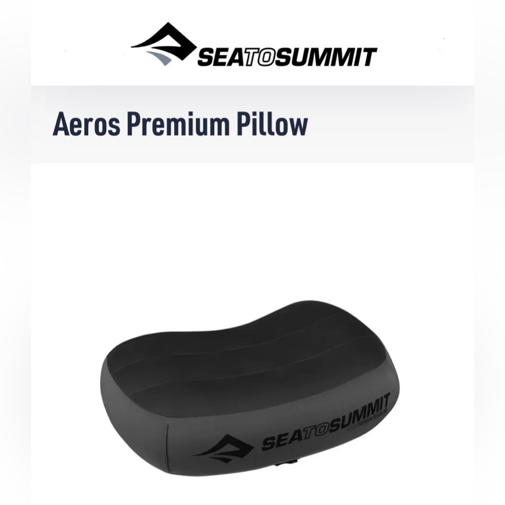 BRAND NEW W TAGS Sea to Summit Aeros Premium Pillow in color GREY
